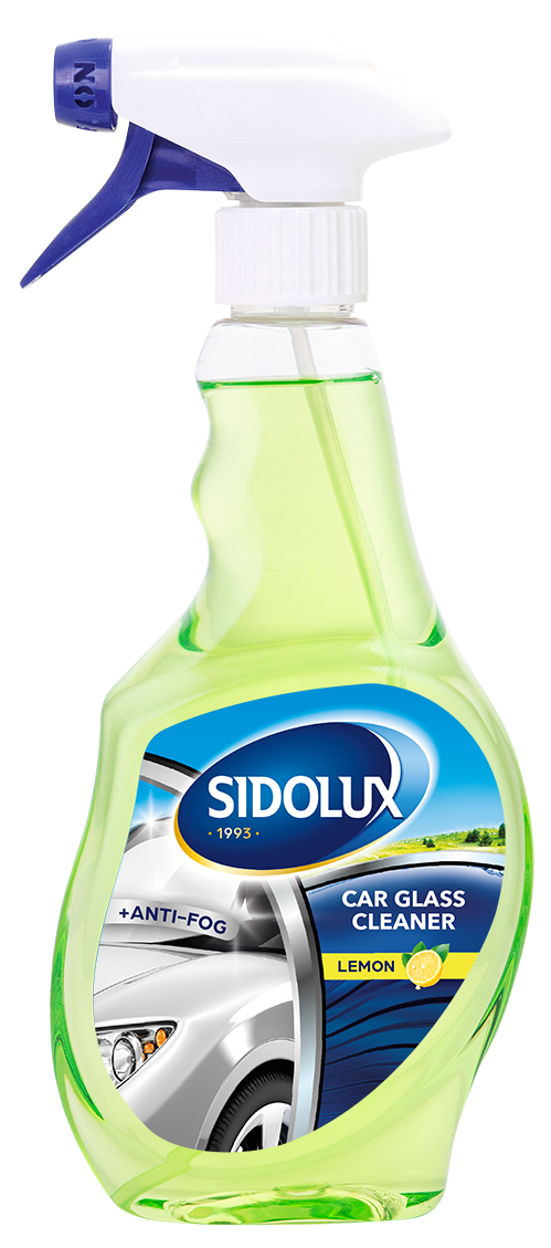 Solutie curatare geamuri si oglinzi Lemon Sidolux Car, Lakma | 500 ml