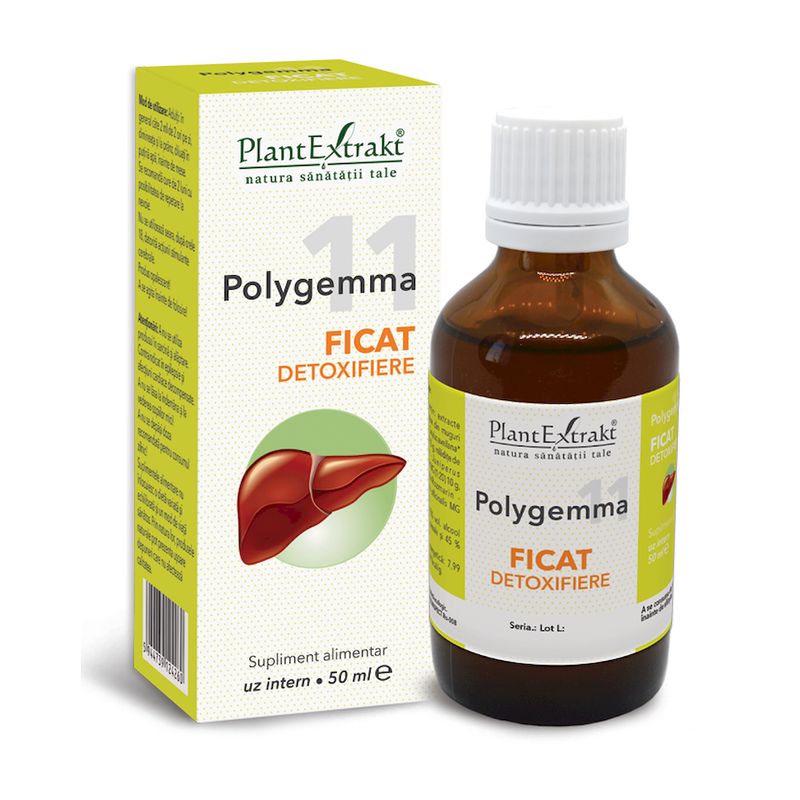Polygemma 11 Ficat detoxifiere, Plant Extrakt | 50 ml