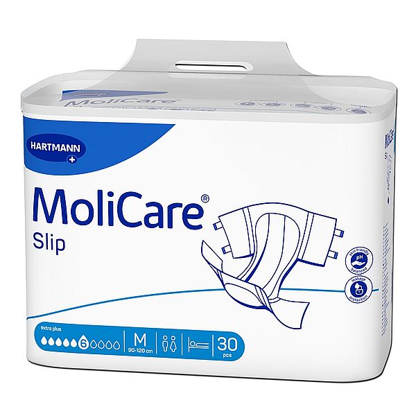 Scutece incontinenta severa adulti MoliCare Slip Extra Plus, marime M, Hartmann | 30 bucati