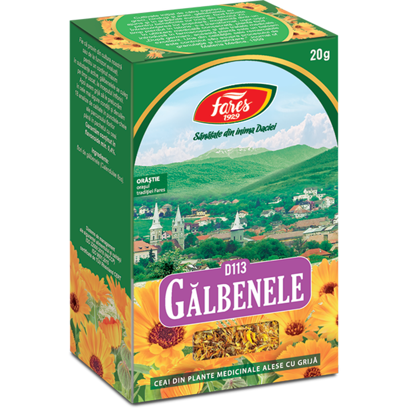 Galbenele, flori, D113, ceai la punga, Fares | 20 g