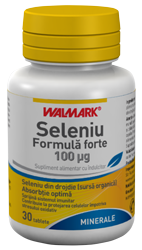 Seleniu Forte 100 mg, Walmark | 30 tablete