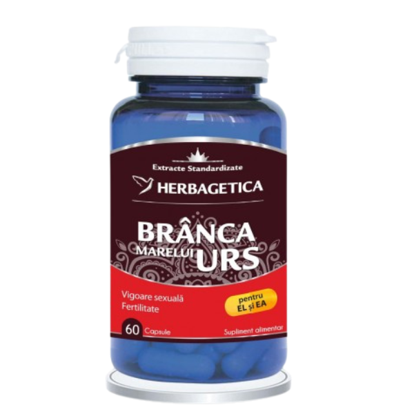 Branca Marelui Urs, Herbagetica | 60 capsule
