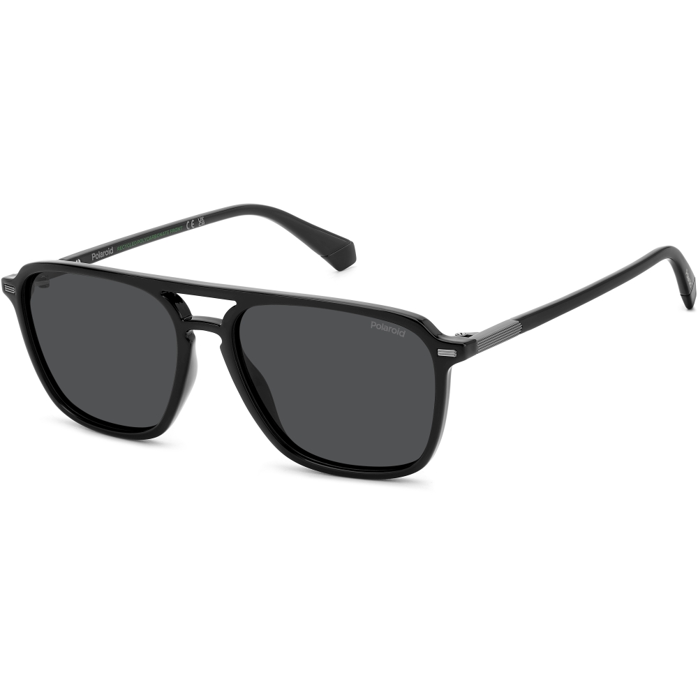 Ochelari de soare barbati PLD 4182/S/X 807/M9 57 Black, Polaroid | 1 buc