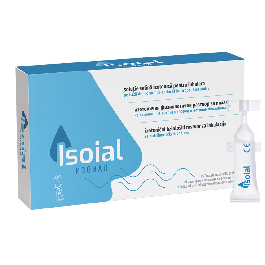 Solutie salina pentru nas infundat Isoial, Naturpharma | 15 flacoane