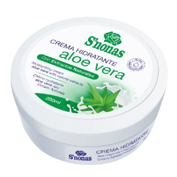 Crema hidratanta SNonas cu aloe vera, Arom | 200 ml