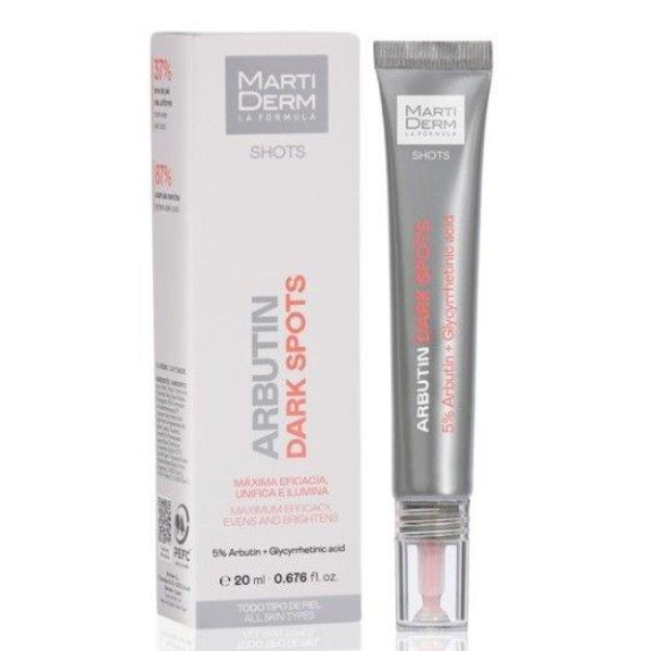 Gel fluid uniformizare ten Arbutin Dark Spots, Martiderm | 20 ml