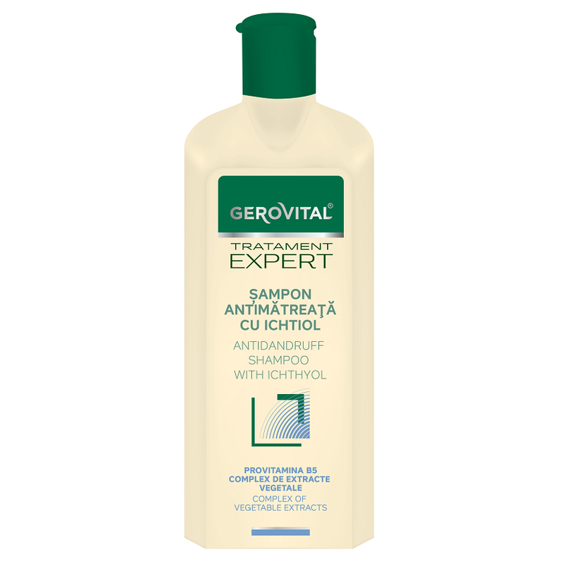 Sampon antimatreata cu Ichtiol Tratament Expert, Gerovital, Farmec  | 250 ml