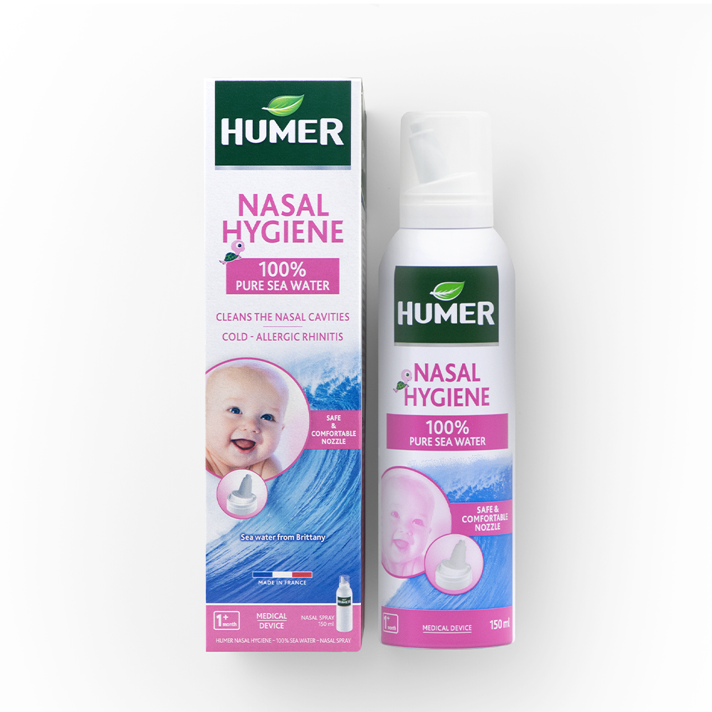 Spray nazal pentru copii Humer cu apa de mare, Humer | 150 ml
