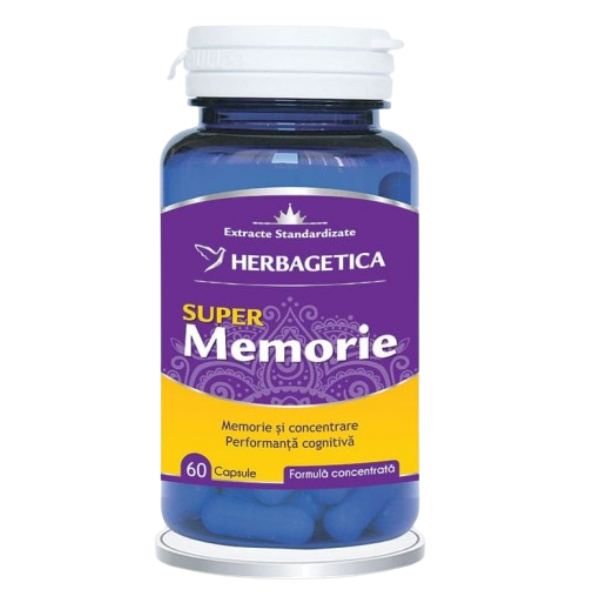 Super Memorie, Herbagetica | 60 capsule