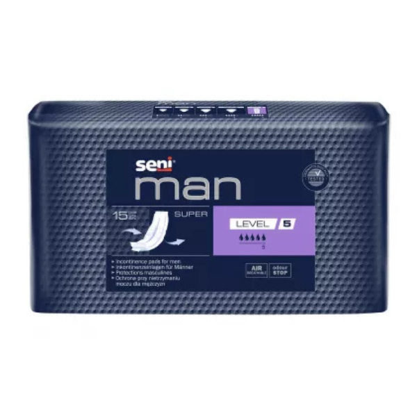 Absorbante urologice Man, Super, Level 5, Seni  | 15 buc