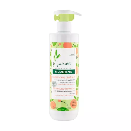 Sampon pentru descurcarea parului Klorane Junior piersica, Pierre Fabre | 500 ml