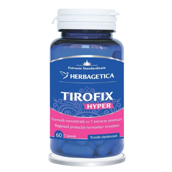 Tirofix Hyper, Herbagetica | 60 capsule