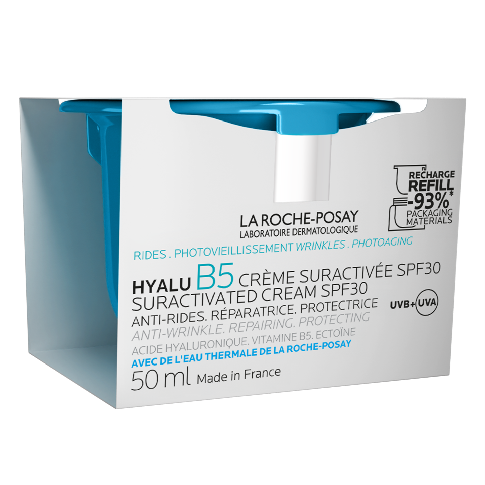 Rezerva Hyalu B5 Crema Supra-activata cu acid hialuronic si SPF 30, La Roche-Posay | 50 ml