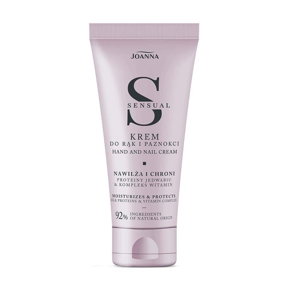 Crema hidratanta pentru maini si unghii cu Proteine de Matase si Vitamine Sensual, Joanna | 100 g