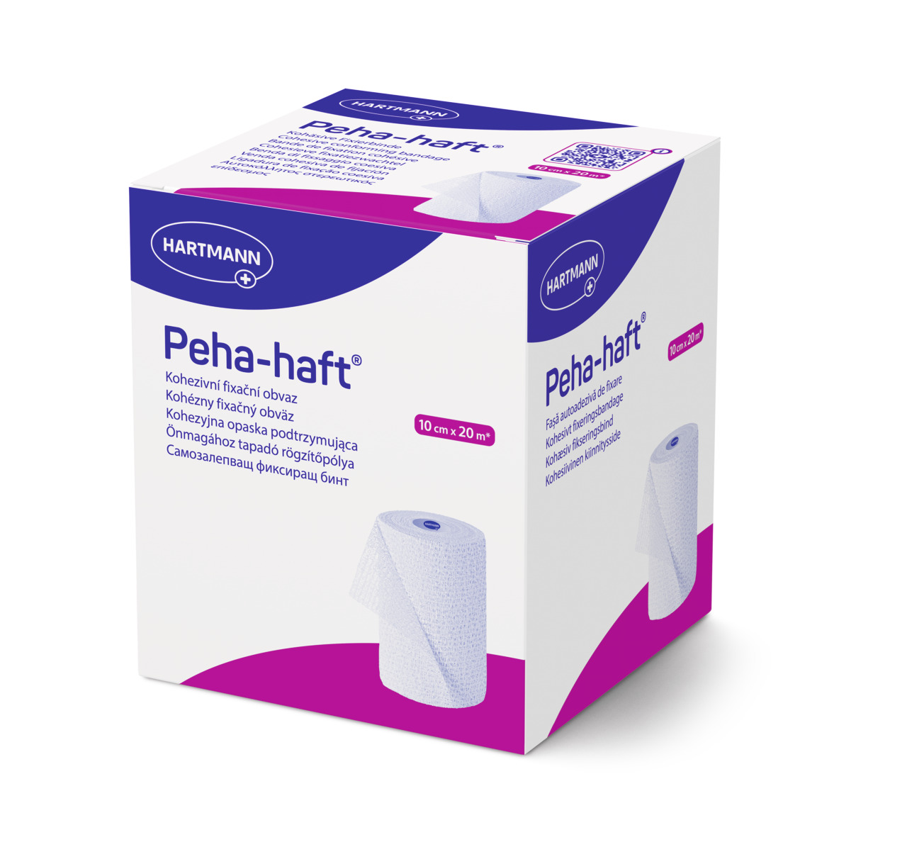 Bandaj elastic de fixare Peha-Haft, 10 cm x 20 m, Hartmann