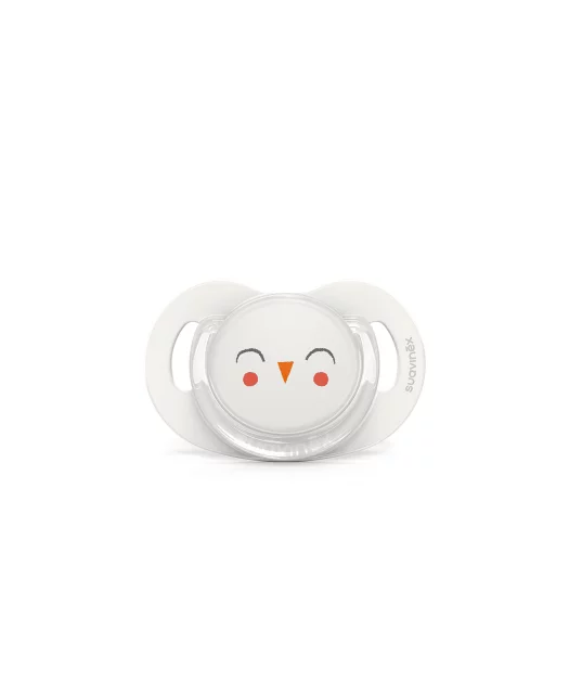 Suzeta anatomica SX PRo din silicon premium 6-18 luni, bufnita bej, Bonhomia, Suavinex