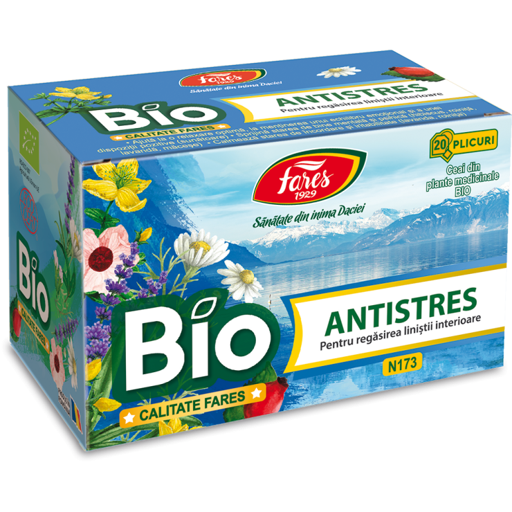 Ceai Antistres BIO, Fares | 20 plicuri