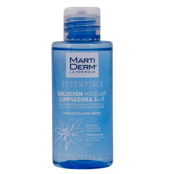 Solutie micelara demachianta 3 in 1 Essentials, Martiderm | 75 ml