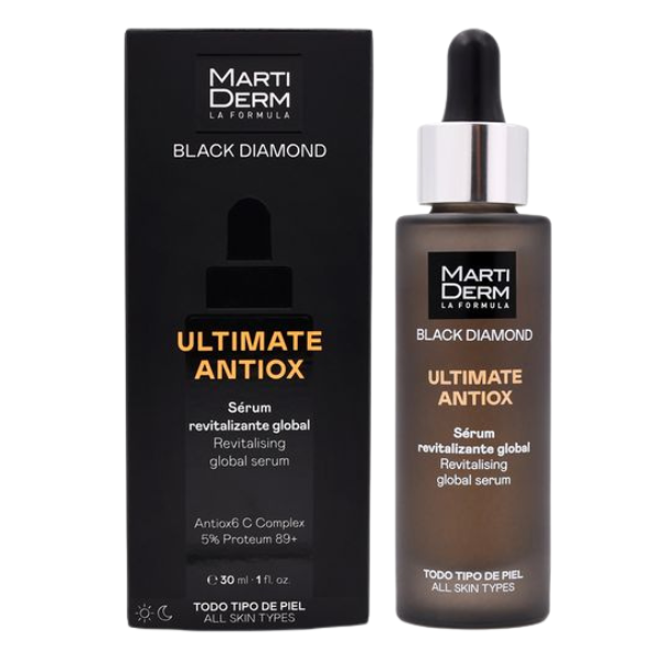Ser facial antioxidant Ultimate Antiox, Black Diamond, Martiderm | 30 ml