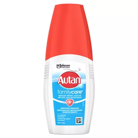 Lotiune spray impotriva tantarilor Family Care, Autan | 100 ml