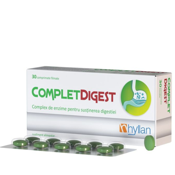 Complet Digest, Hyllan Pharma | 30 comprimate filmate