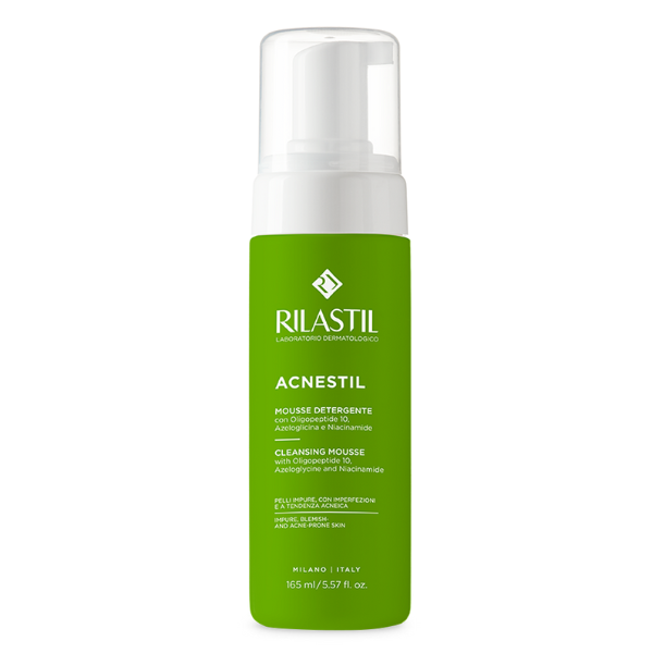 Rilastil Acnestil Spuma curatare ten cu tendinta acneica, Istituto Ganassini | 165 ml