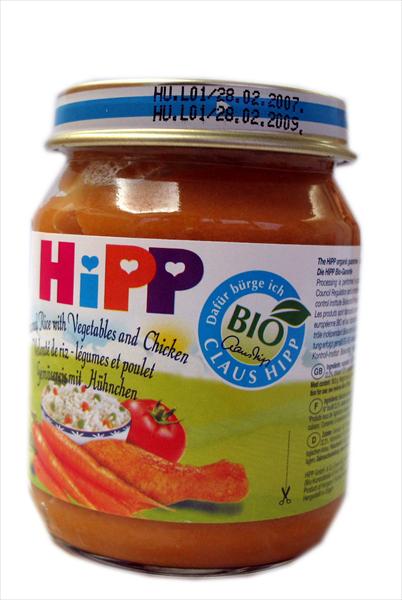 ECO HIPP PUI CU OREZ SI LEGUME 125G