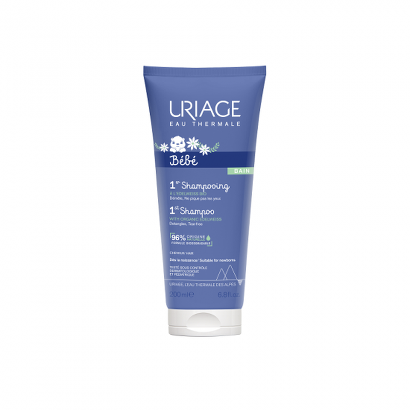 Sampon pentru copii 1er Bebe, Uriage | 200 ml