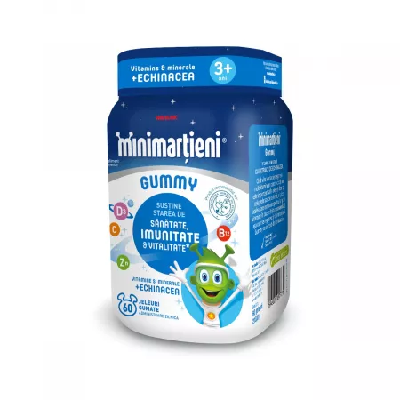 Minimartieni Gummy jeleuri cu Echinacea | 60 jeleuri
