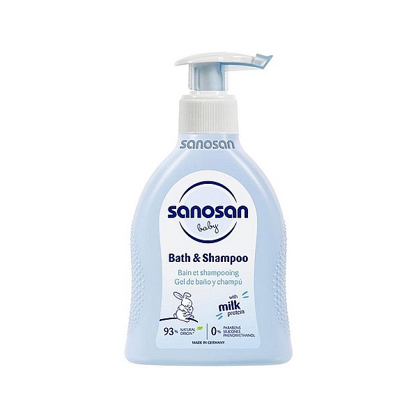 Spumant si sampon pentru copii, Sanosan | 200 ml
