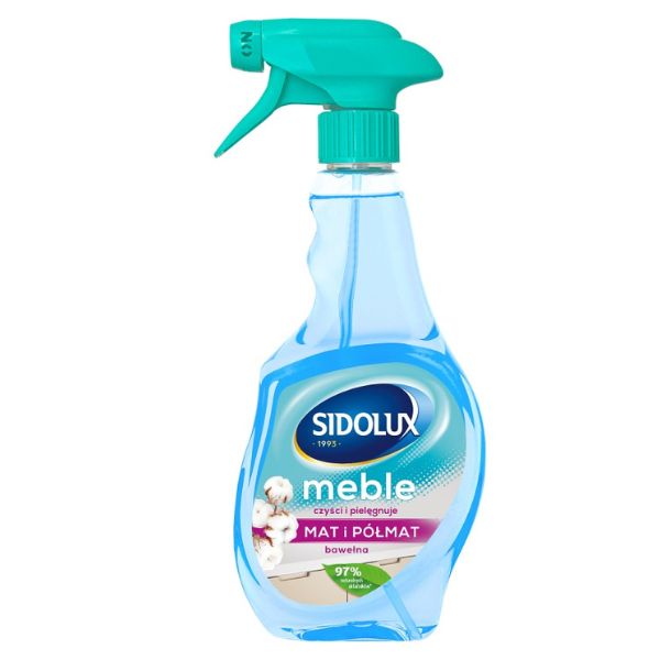 Solutie ingrijire Mobilier Mat Sidolux M Purity, Lakma | 500 ml