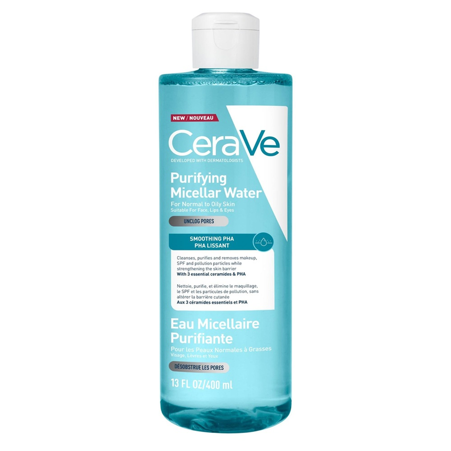 Apa micelara purifianta pentru ten Normal si Gras, Cerave | 400 ml