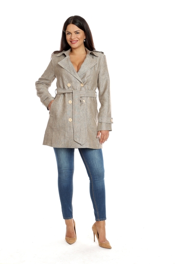 Trenci dama DT22T06B bej, Dress to Impress | marimea 42