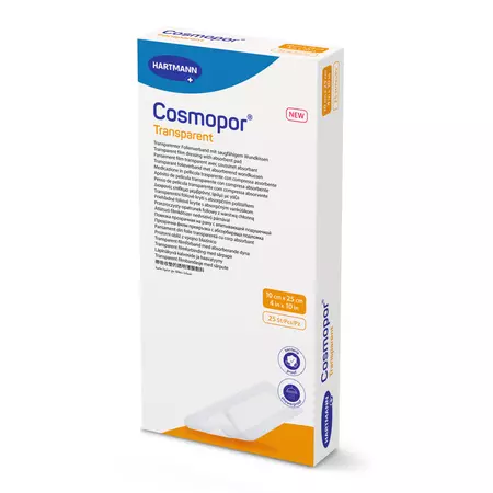 PLASTURI TRANSPARENTI 10X25CM COSMOPOR X25BUC