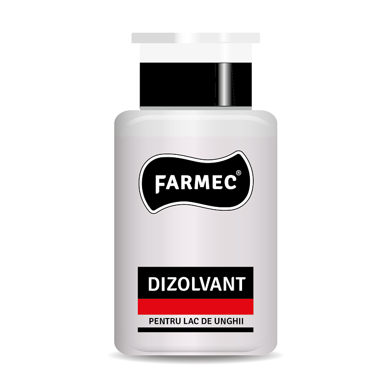 Dizolvant pentru lac de unghii, Farmec | 150 ml