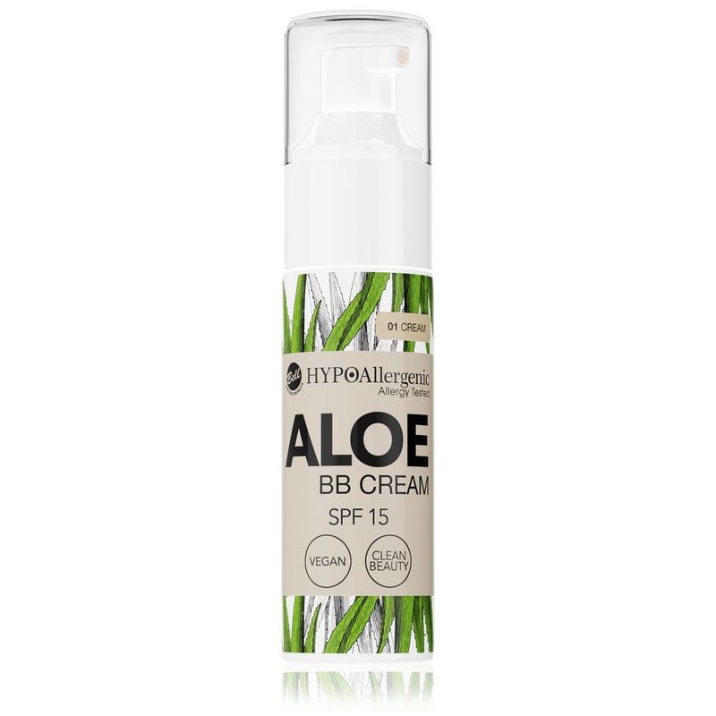 BB Cream hipoalergenic cu Aloe Vera SPF15 01 Cream, Bell | 20 g