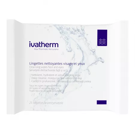 IVATHERM SERVETELE DEMACHIANTE FATA SI OCHI 25BUC
