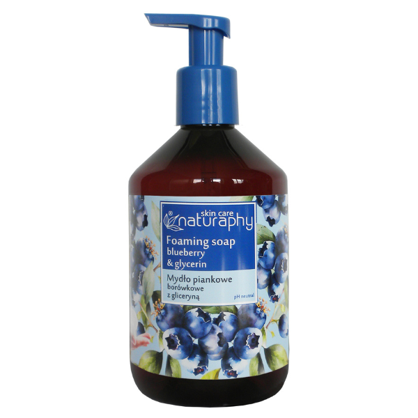 Sapun-spuma Afine si Glicerina Naturaphy, Blux | 500 ml