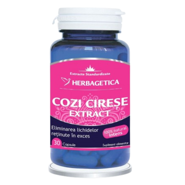 Cozi de Cirese Extract, Herbagetica | 30 capsule