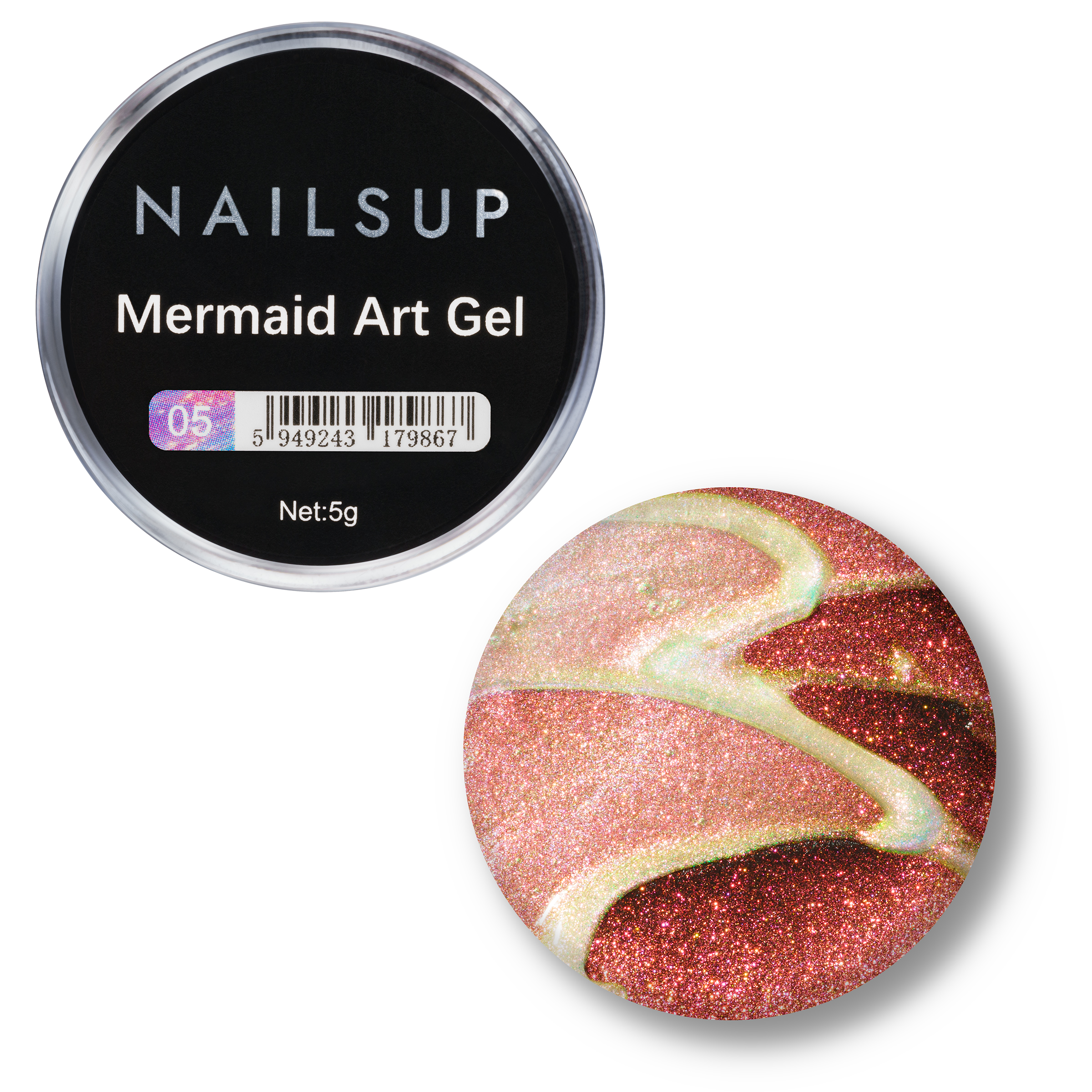 Mermaid Art Gel NailsUp 5g 05