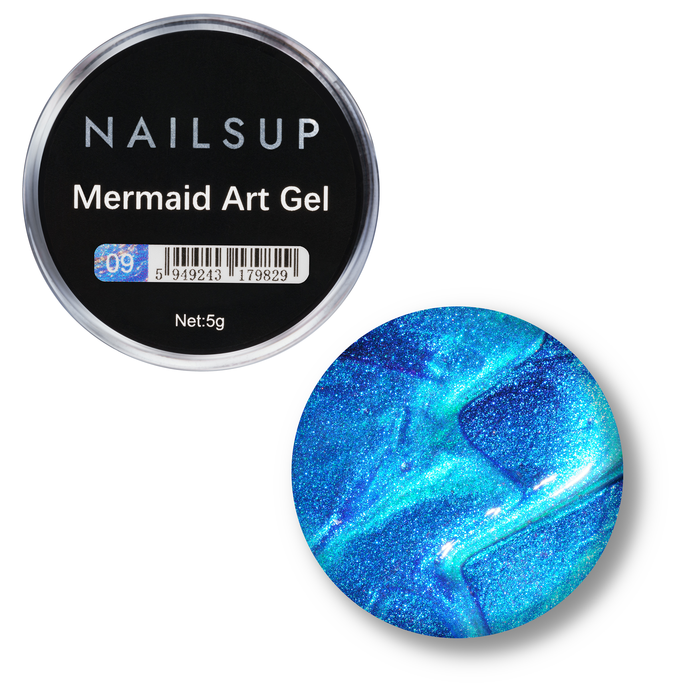 Mermaid Art Gel NailsUp 5g 09