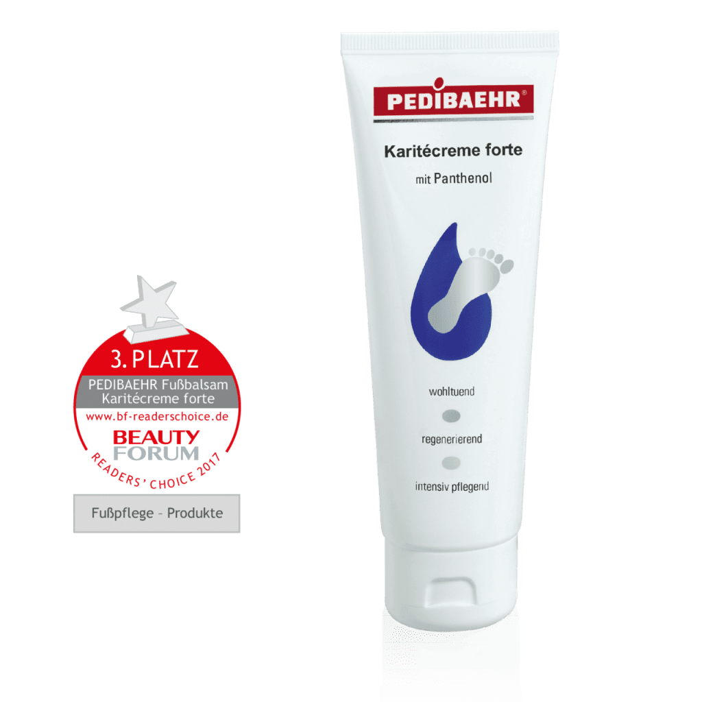 Baehr UNT DE SHEA – CREMA FORTE CU PANTENOL (KARITÉCREME FORTE MIT PANTHENOL), PEDIBAEHR, 125 ml