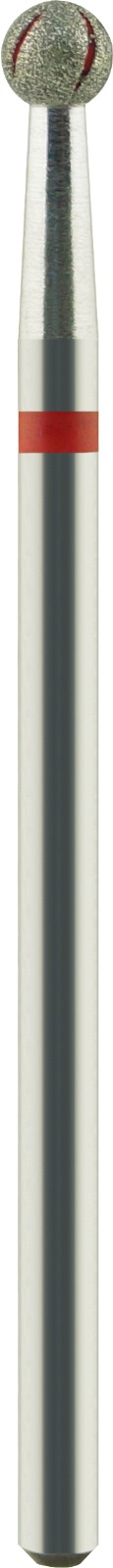 Capat de freza NailsUp Carbit Bila Red 3.1mm Cooling Bit