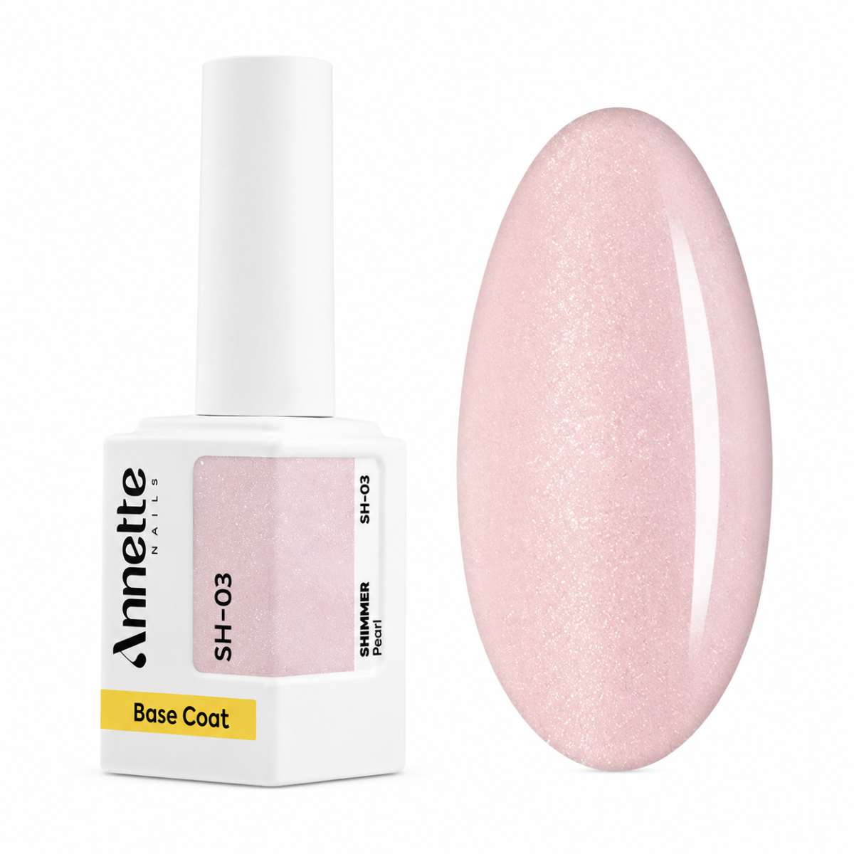 Rubber Base Annette Nails Shimmer Pearl SH-03, 12ml