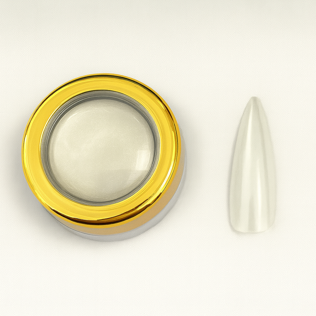 Pigment Unghii Nailsup Efect Perlat Silver