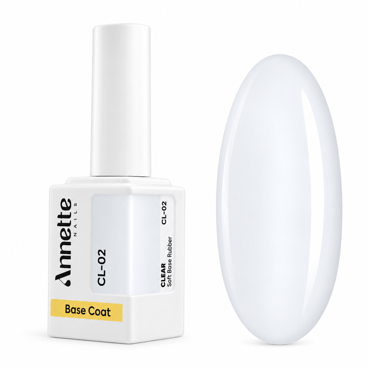 Rubber Base Annette Nails Clear Soft, CL-02, 12ml