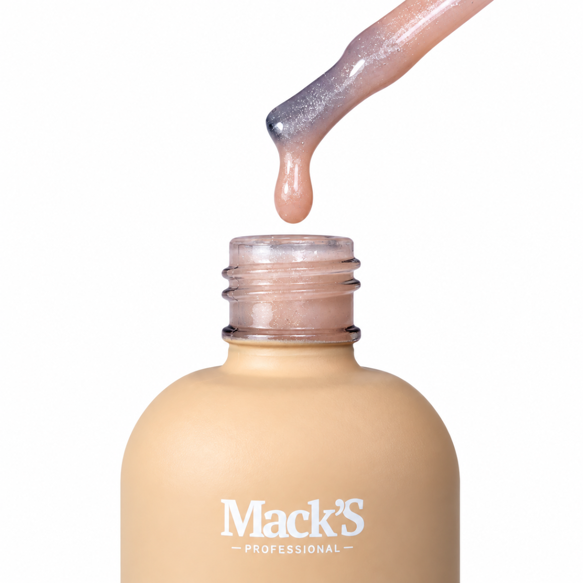 Rubber Base Mack's Cover Builder Shimmer Rose 5/15ml