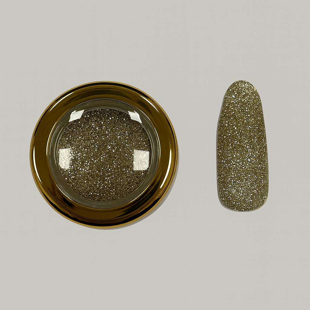 Glitter  Unghii Nailsup Auriu