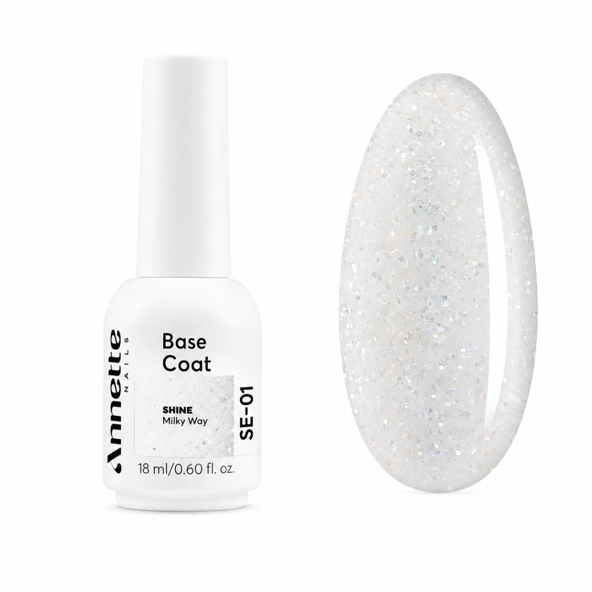 Rubber Base Annette Nails Shine Milky Way SE-01-18 18 ml