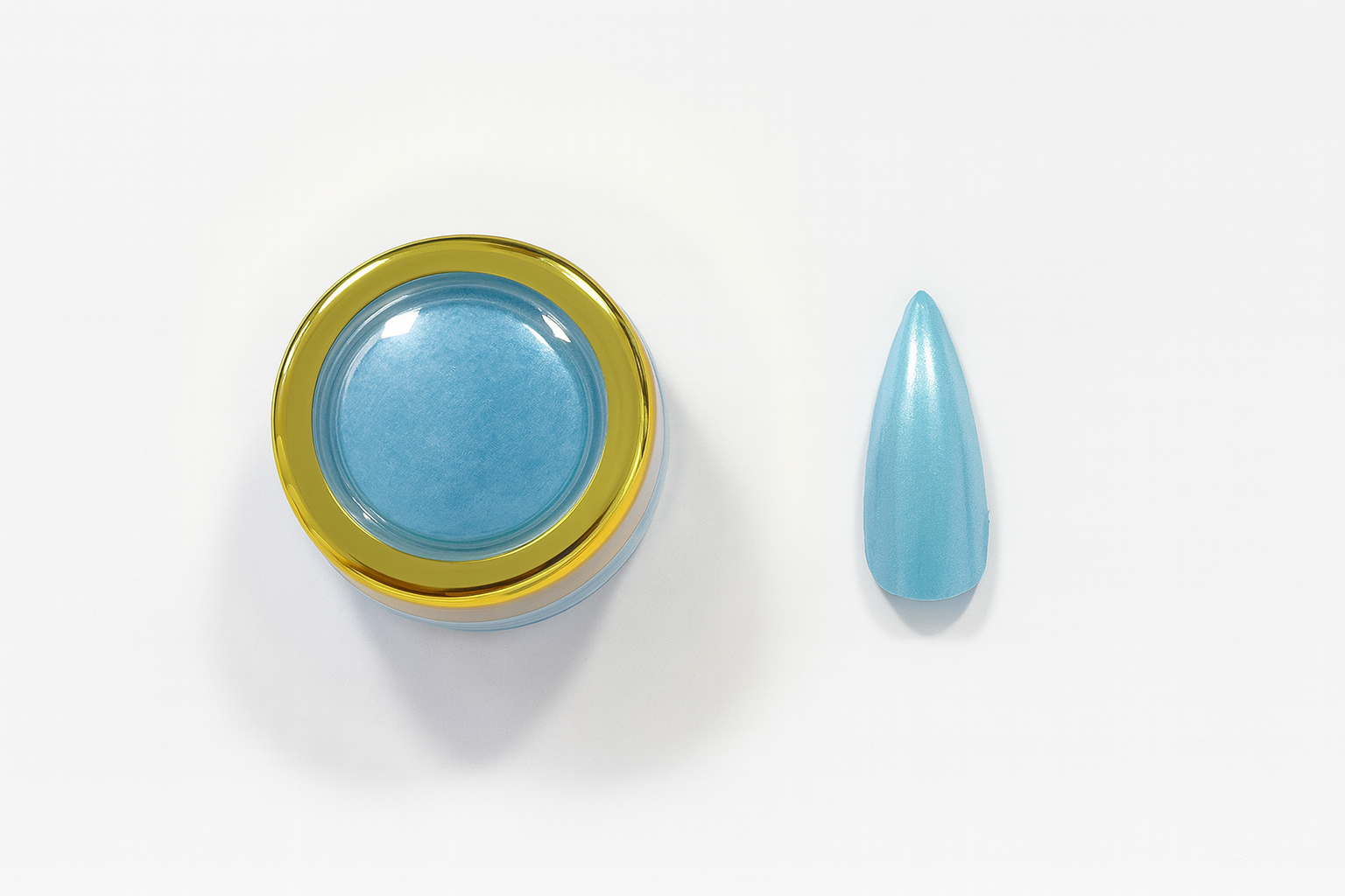 Pigment Unghii Nailsup Satinat Bleu